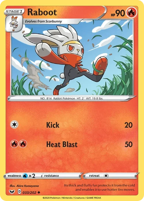 033/202 from Sword & Shield Uncommon Pokemon Card