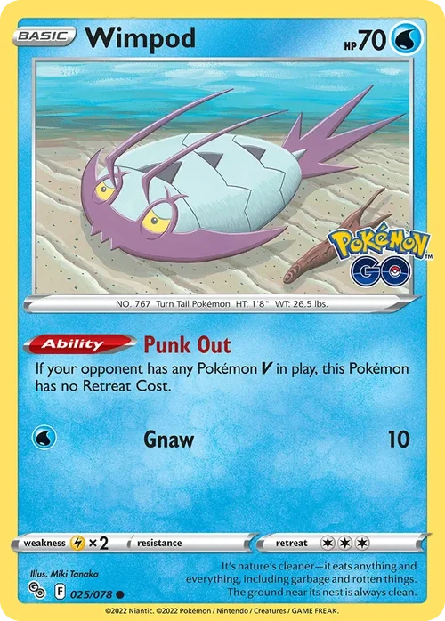 025/078 from Pokemon GO Common Pokemon Card