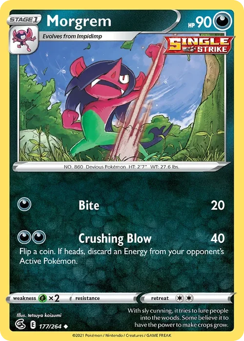 177/264 from Fusion Strike Uncommon Pokemon Card