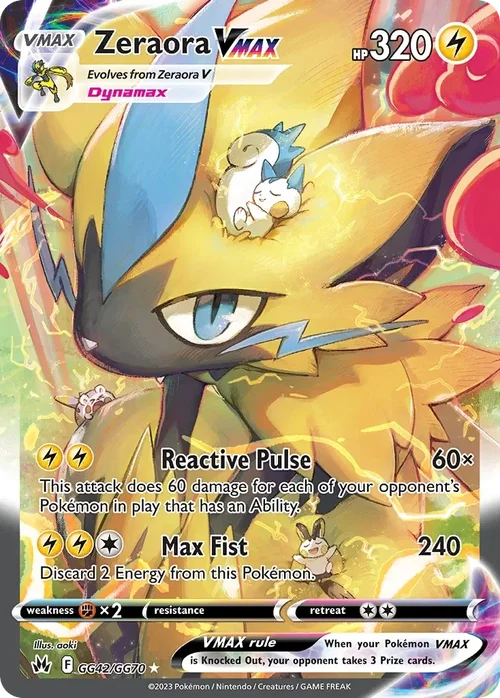 Crown Zenith - Zeraora VMAX GG42