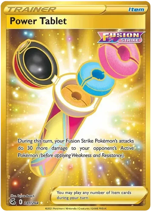 Power-Tablet.SWSH8.281 Pokemon card from Fusion Strike set