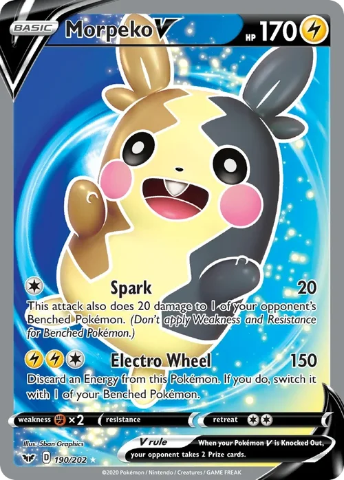190/202 from Sword & Shield Full Art Pokemon Card