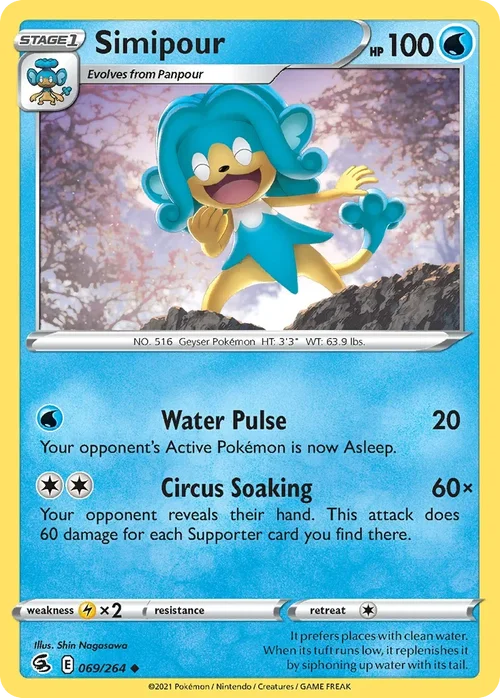 069/264 from Fusion Strike Uncommon Pokemon Card