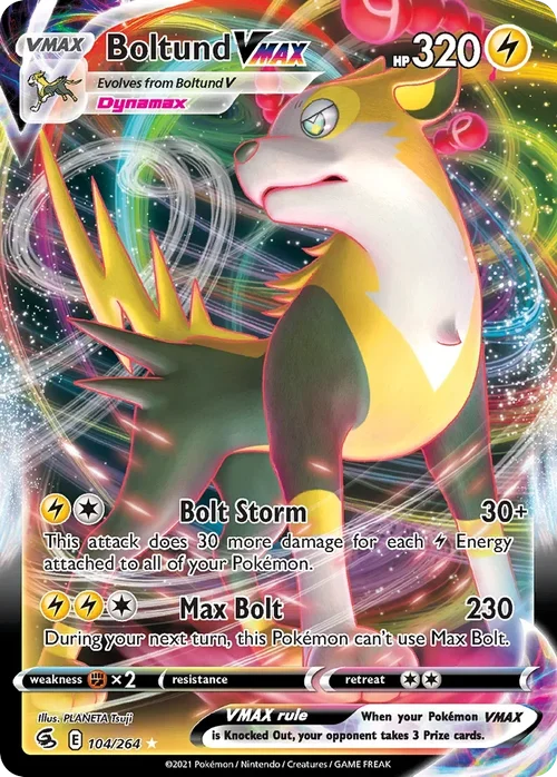 104/264 from Fusion Strike Ultra Rare Pokemon Card