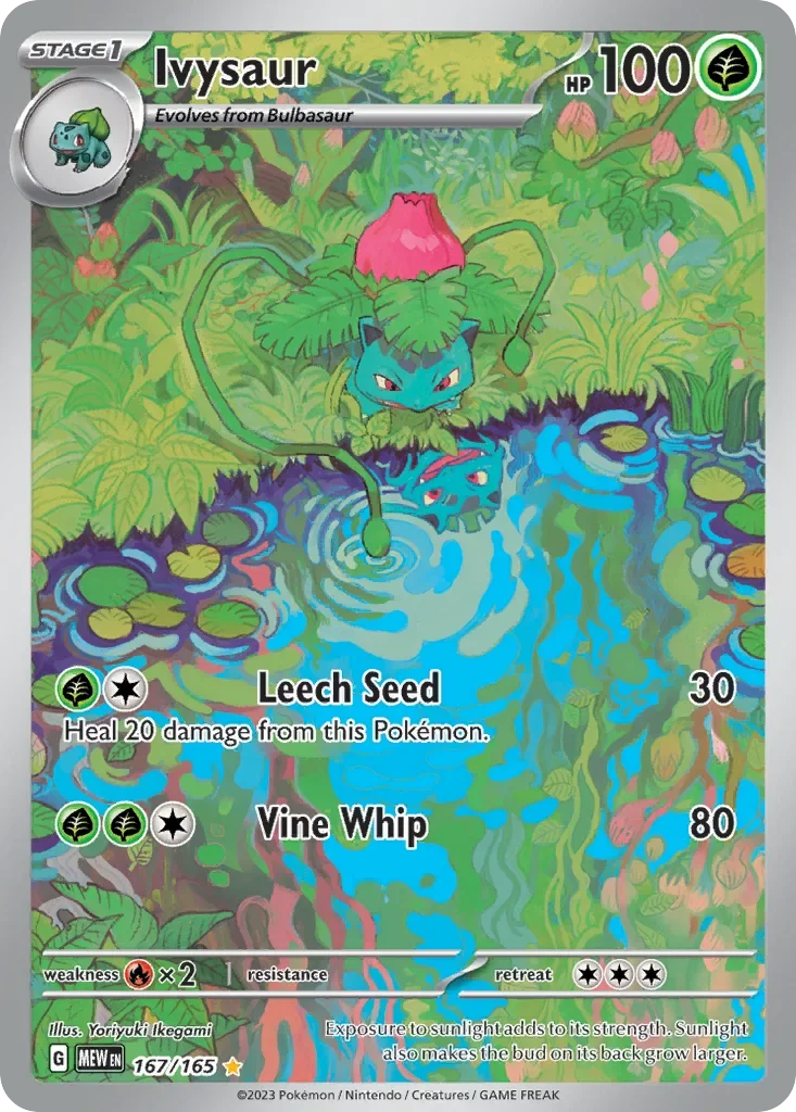 Ivysaur 167 Pokémon card