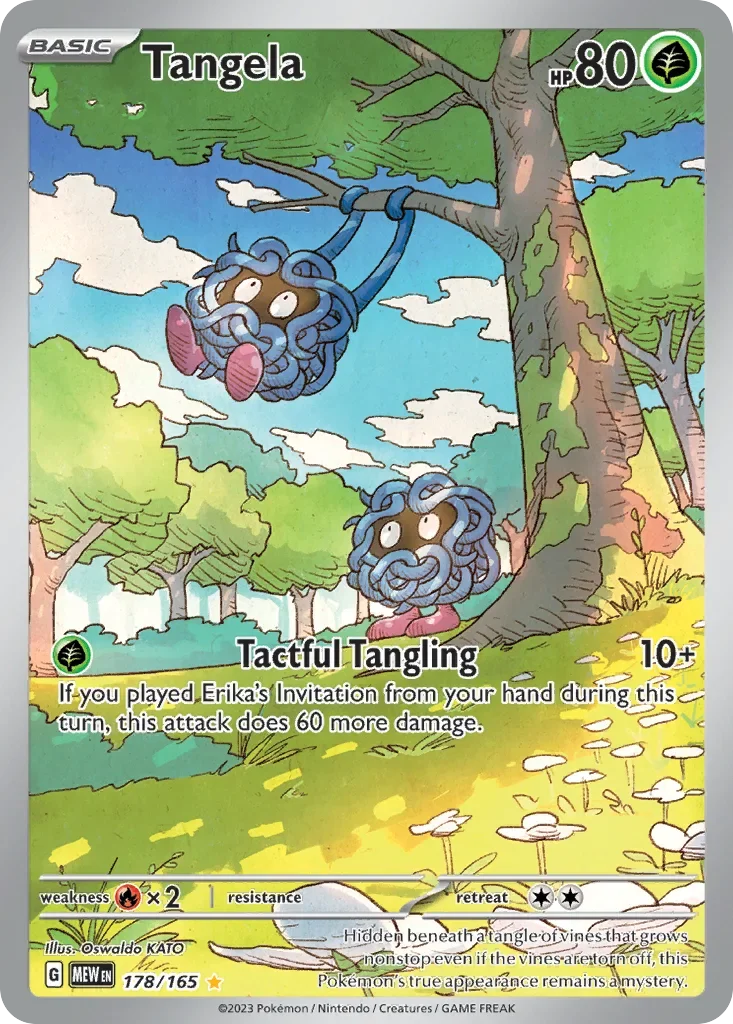 Tangela 178 Pokémon card