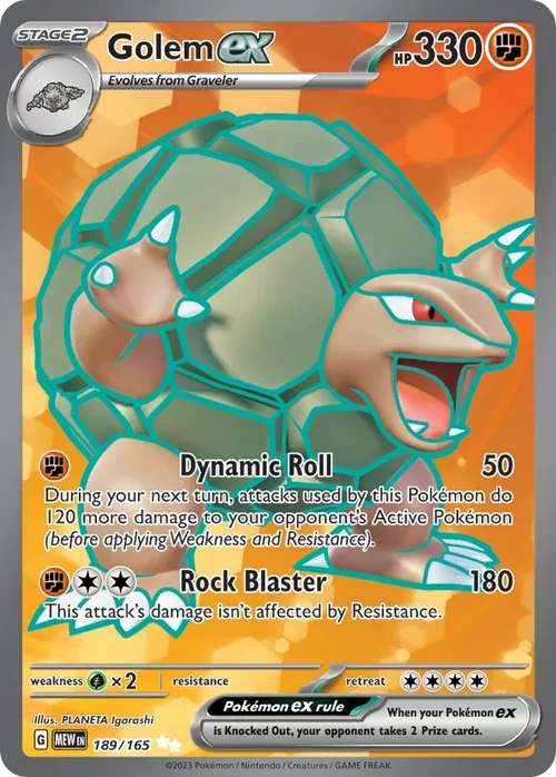 189/165 from 151 Ultra Rare Pokemon Card