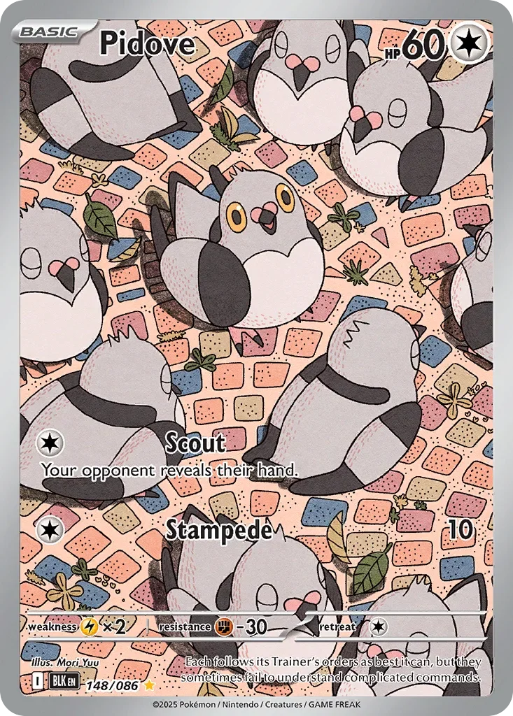 Pidove 148 Pokémon card - Illustration Rare