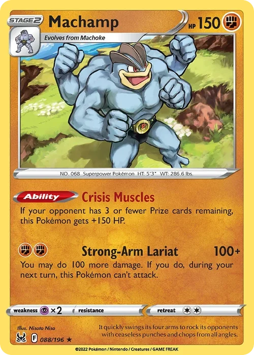 088/196 from Lost Origin Holo Rare Pokemon Card