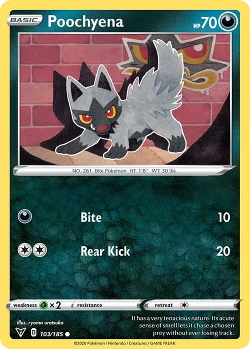 103/185 from Vivid Voltage Common Pokemon Card