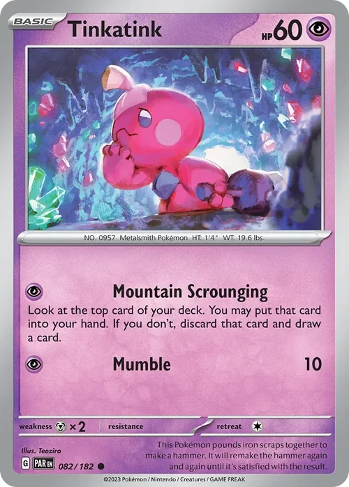 082/182 from Paradox Rift Common Pokemon Card