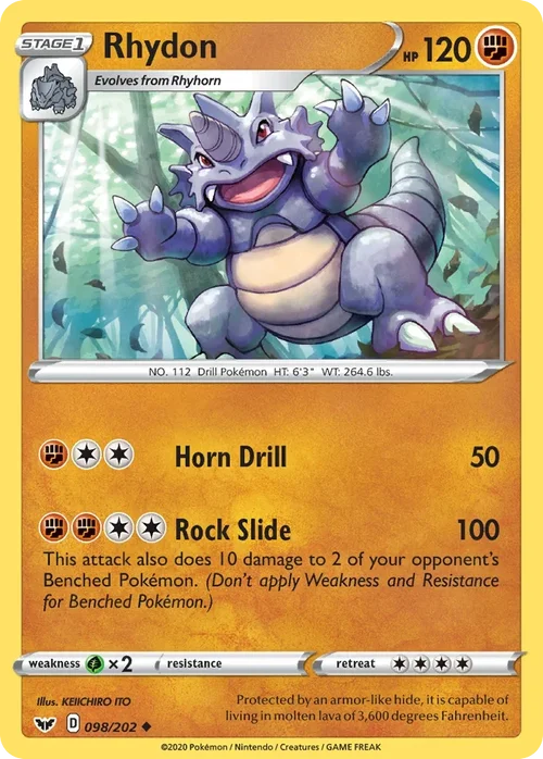 098/202 from Sword & Shield Uncommon Pokemon Card