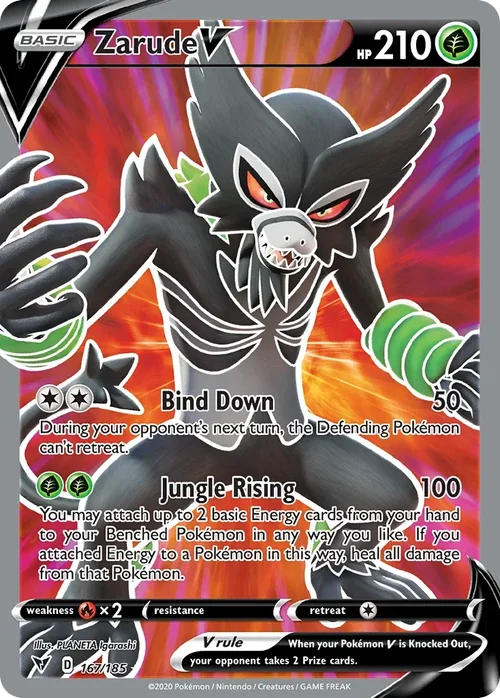 167/185 from Vivid Voltage Full Art Pokemon Card