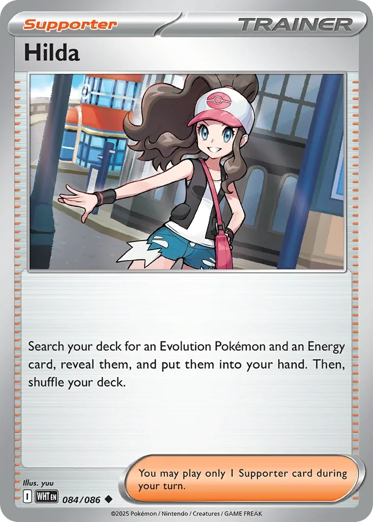 Hilda 84 Pokemon card from White Flare set