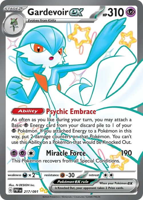 217/091 from Paldean Fates Shiny Ultra Rare Pokemon Card