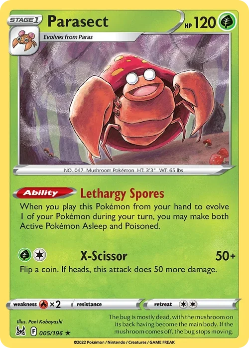 005/196 from Lost Origin Rare Pokemon Card