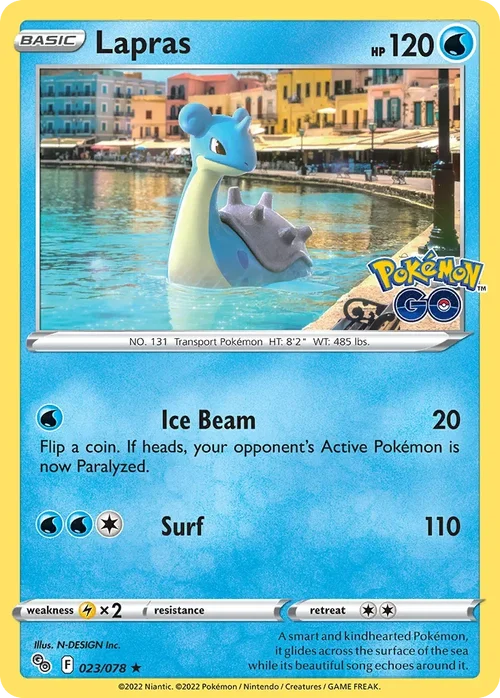 023/078 from Pokemon GO Holo Rare Pokemon Card