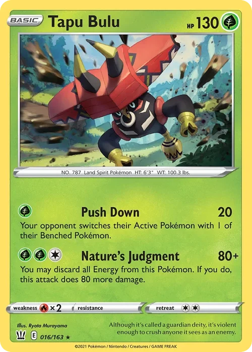 016/163 from Battle Styles Holo Rare Pokemon Card