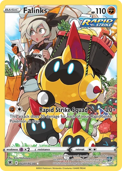 Falinks 007 Pokémon card from Astral Radiance set