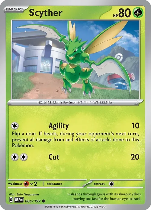 004/197 from Obsidian Flames Common Pokemon Card