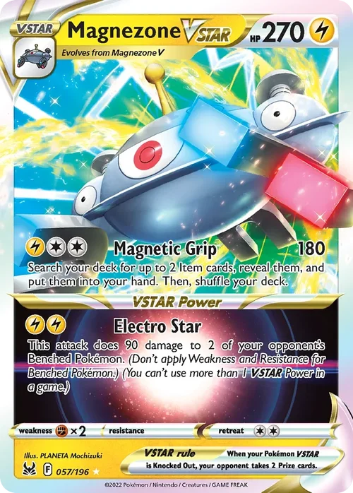 Magnezone VSTAR 57 Pokemon card from Lost Origin set