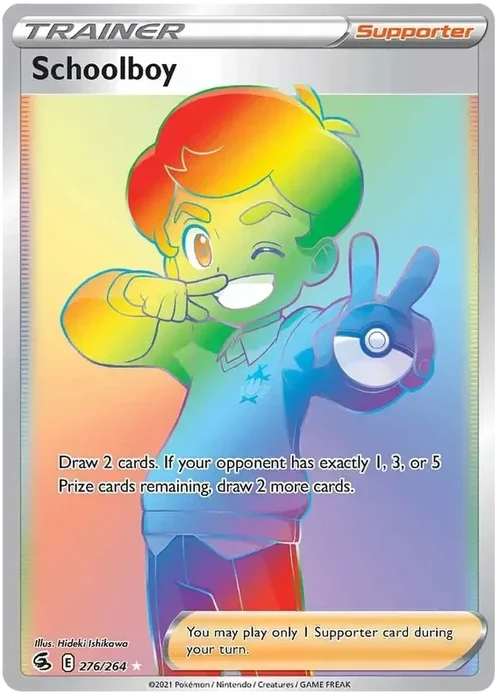 276/264 from Fusion Strike Rainbow Rare Trainer Card