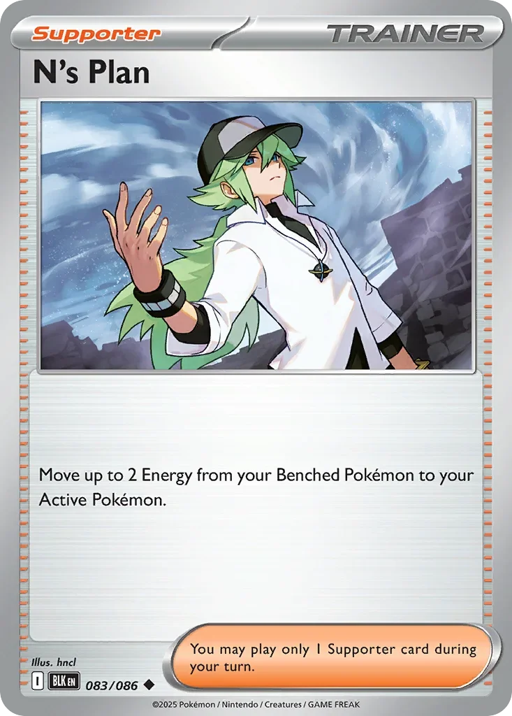 N's Plan 83 Pokémon card - Uncommon