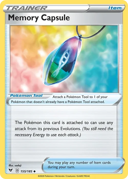 Memory Capsule 155 Pokemon card from Vivid Voltage set