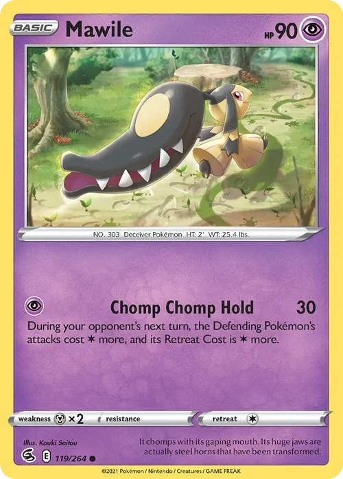 119/264 from Fusion Strike Common Pokemon Card