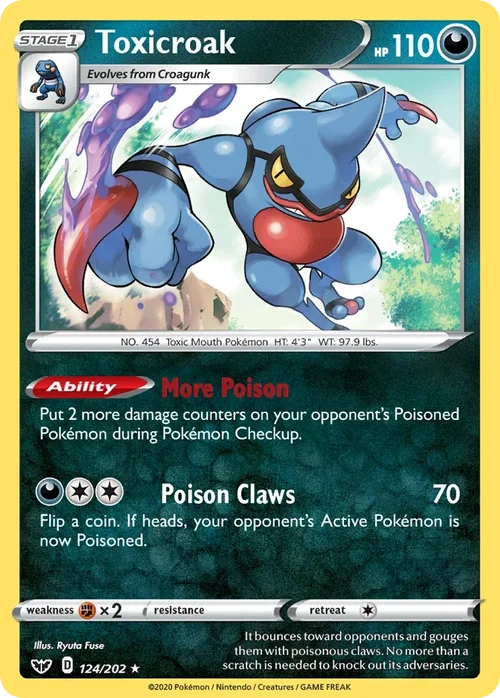 124/202 from Sword & Shield Holo Rare Pokemon Card