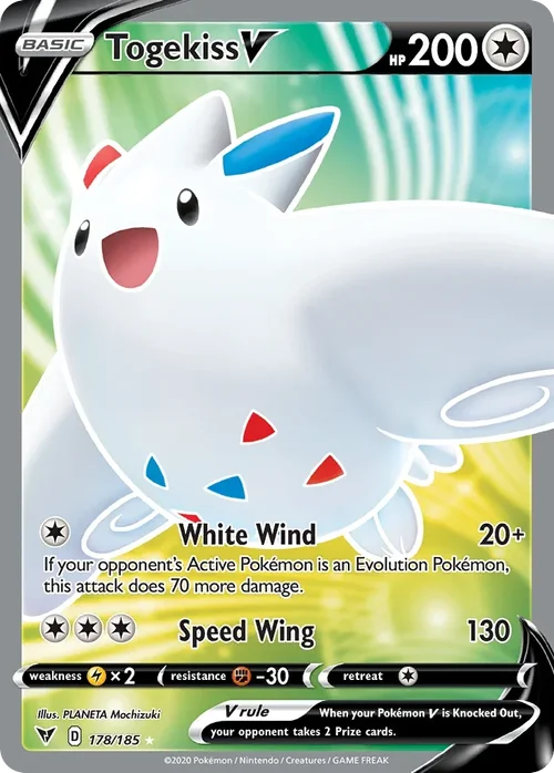 178/185 from Vivid Voltage Full Art Pokemon Card