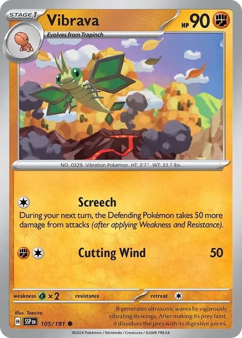 105/191 from Surging Sparks Card List Common Pokemon Card