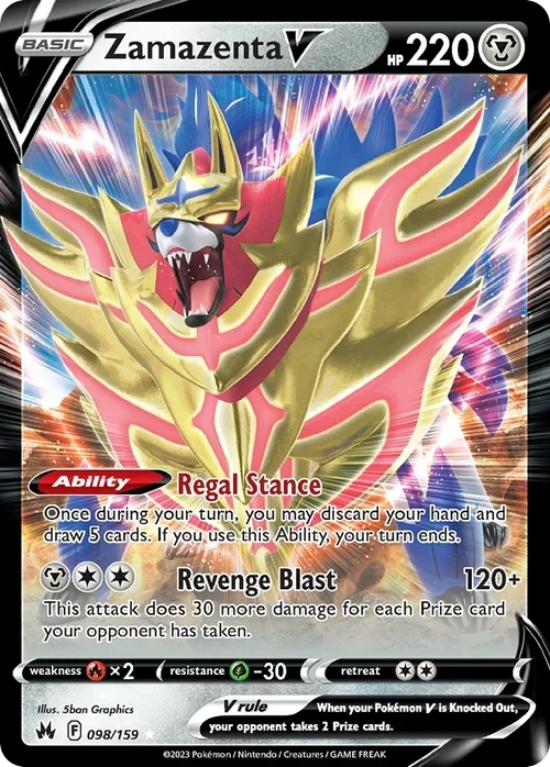 098/159 from Crown Zenith Ultra Rare Pokemon Card