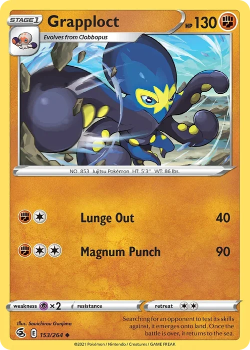 153/264 from Fusion Strike Uncommon Pokemon Card