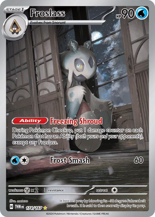 174/167 from Twilight Masquerade Illustration Rare Pokemon Card