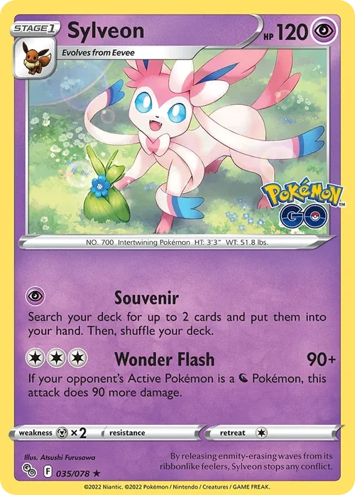 035/078 from Pokemon GO Holo Rare Pokemon Card