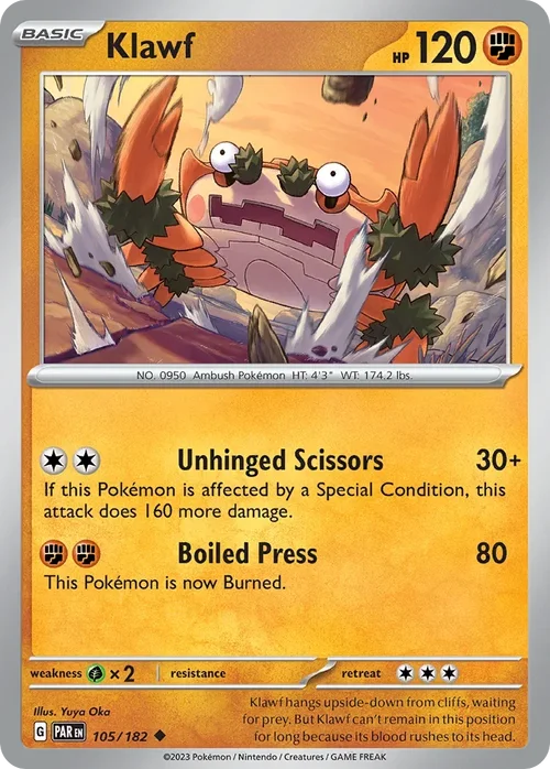 105/182 from Paradox Rift Uncommon Pokemon Card