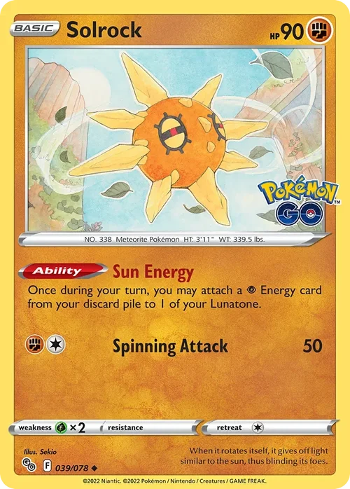 039/078 from Pokemon GO Uncommon Pokemon Card
