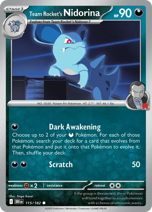 115/182 from Destined Rivals Common Pokemon Card