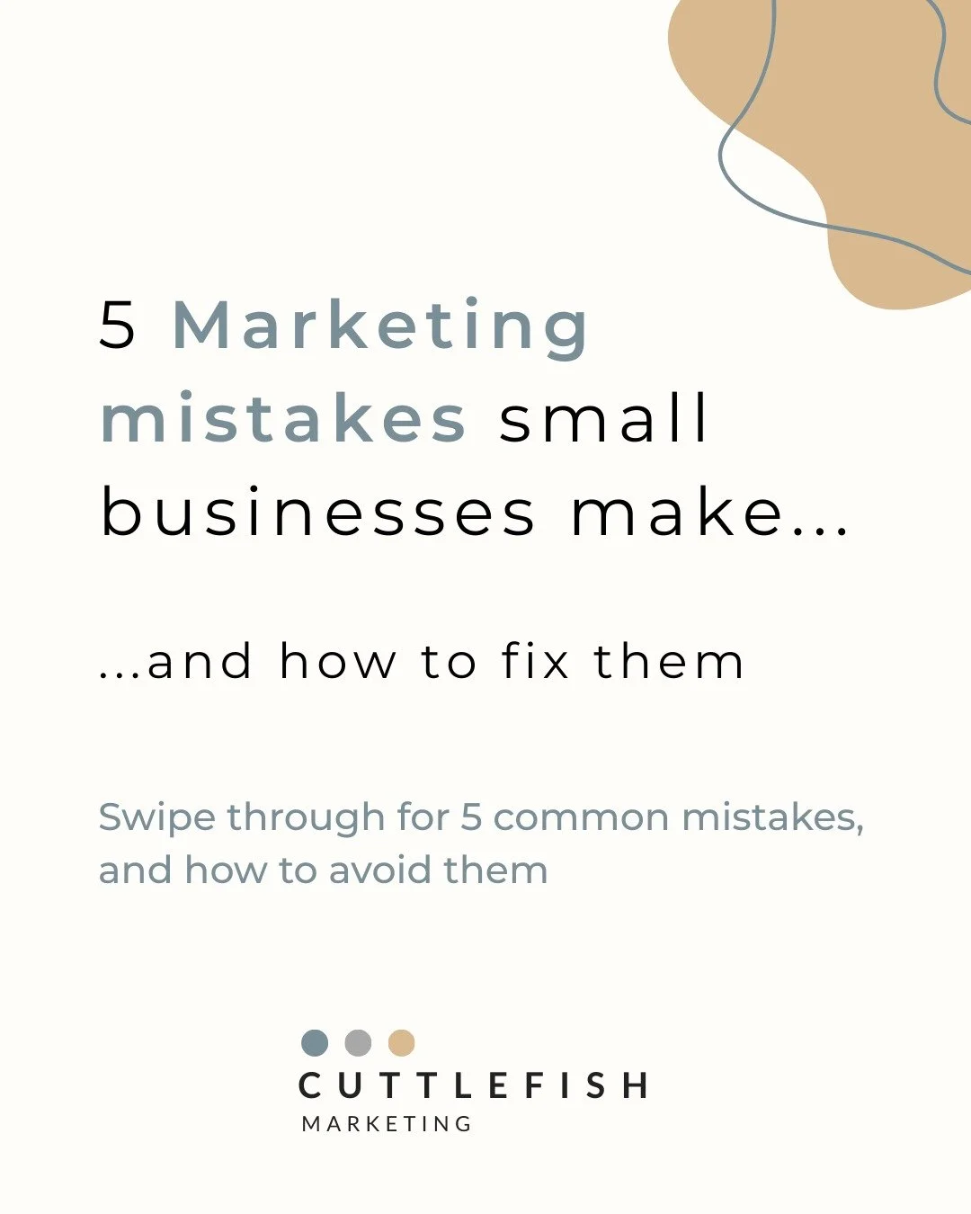 Running a business is hard enough without feeling like you have to be a marketing expert too. 💭

The truth is, a lot of small businesses trip up on the same things. Not because they&rsquo;re doing it wrong, but because no one ever told them what to 