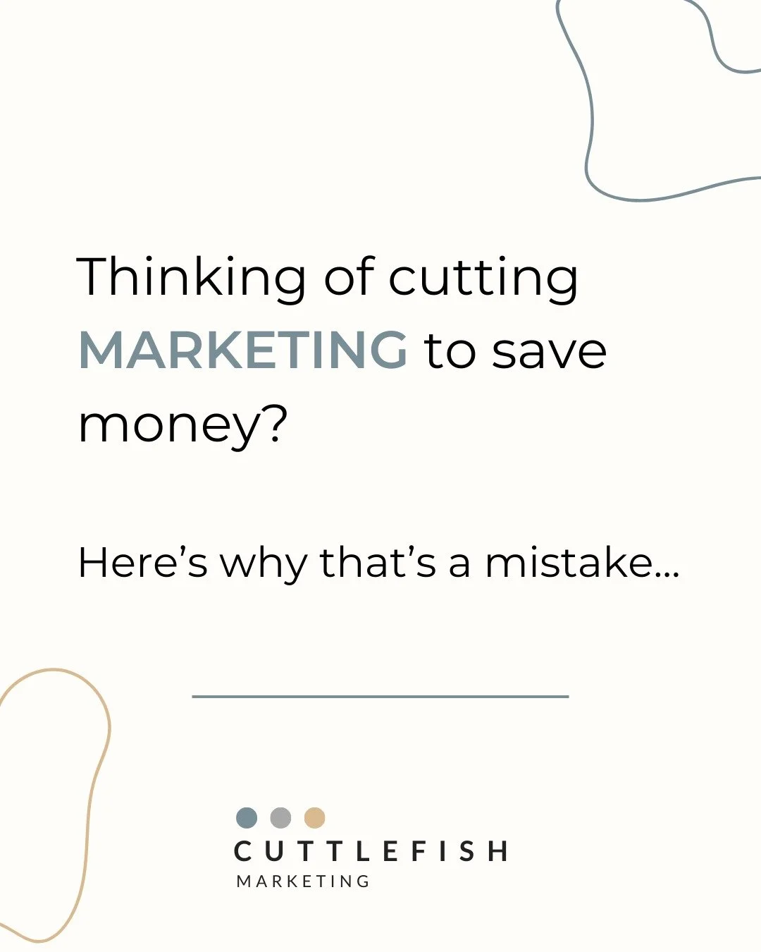 If you&rsquo;re feeling the pinch in your business, I get it &mdash; it&rsquo;s tempting to cut back anywhere you can.

But marketing? That&rsquo;s the heartbeat of your visibility.

It&rsquo;s how people discover you, remember you, and trust you eno