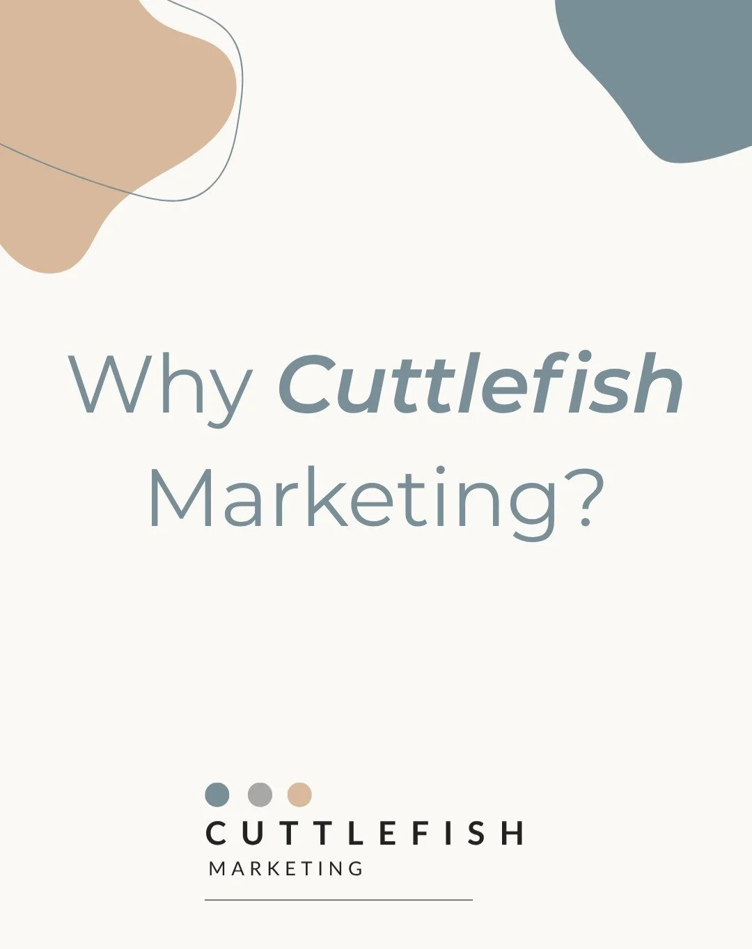 Why the name Cuttlefish Marketing? Why not something simple, or more obvious like Digney Digital or Ellie, the friendly marketing professional? 

I wanted something that not only linked to my love of scuba diving (one of the best jobs I ever had) but