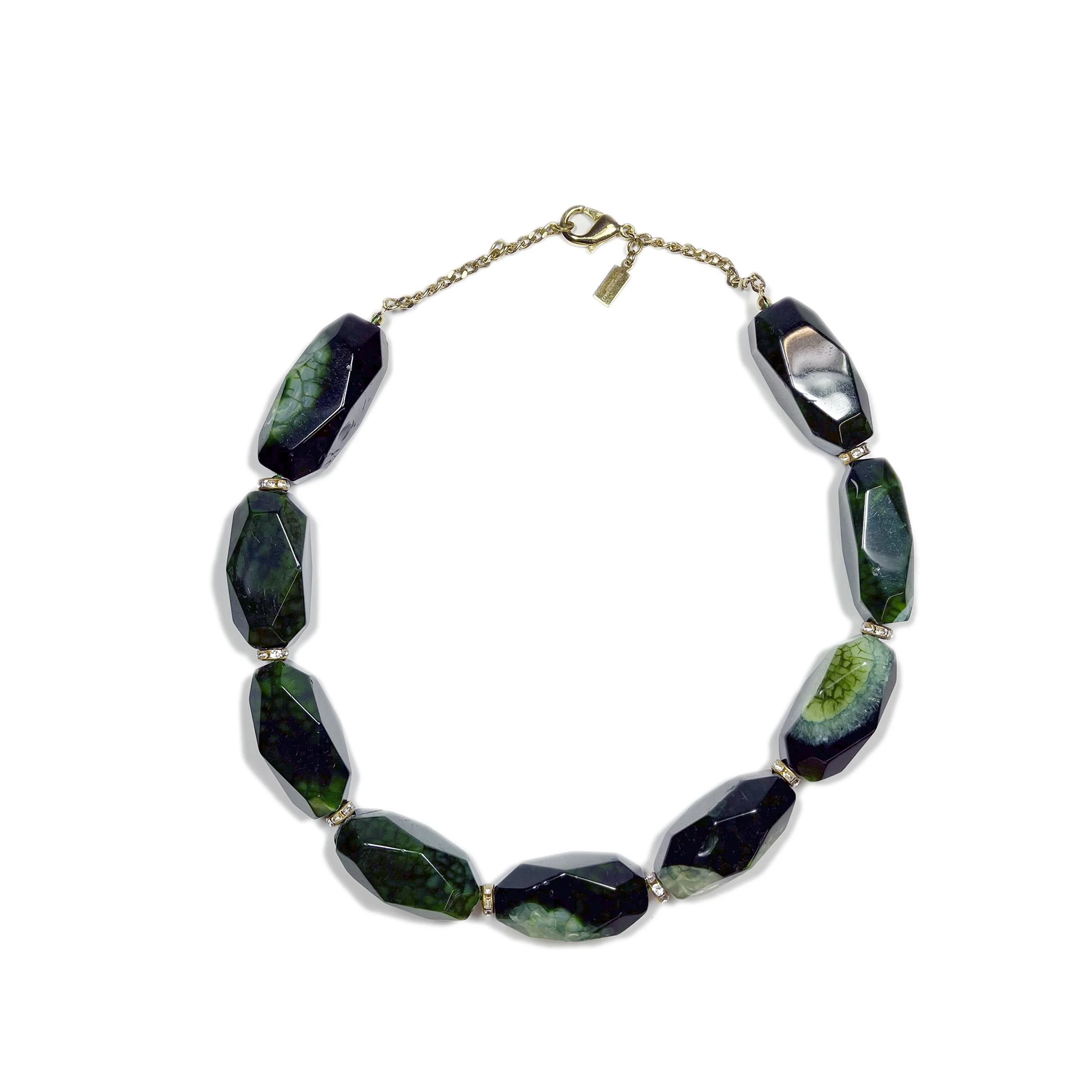 Colar Brilho Verde Floresta