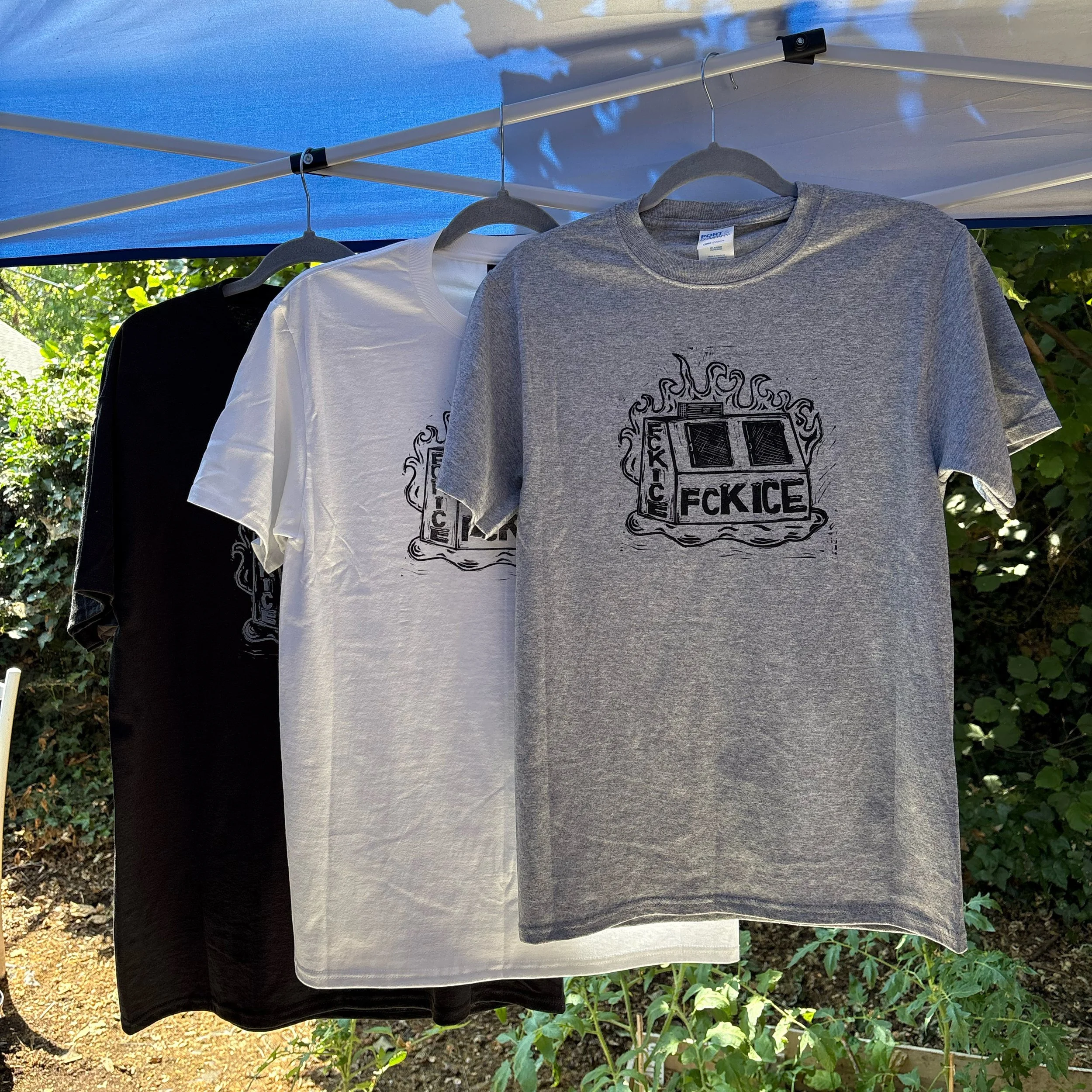 FCK ICE Block Print T-Shirt