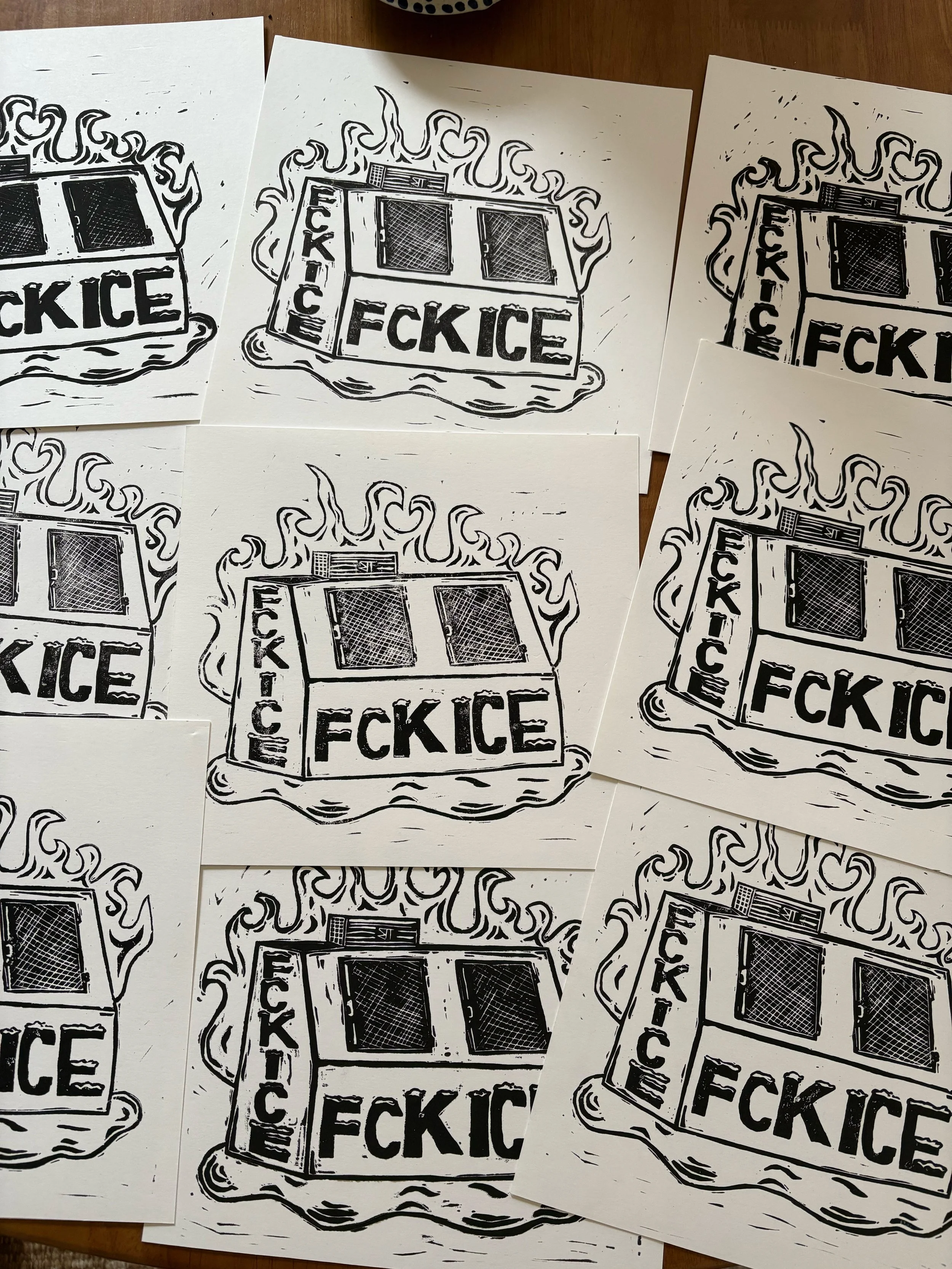 FCK ICE PRINT