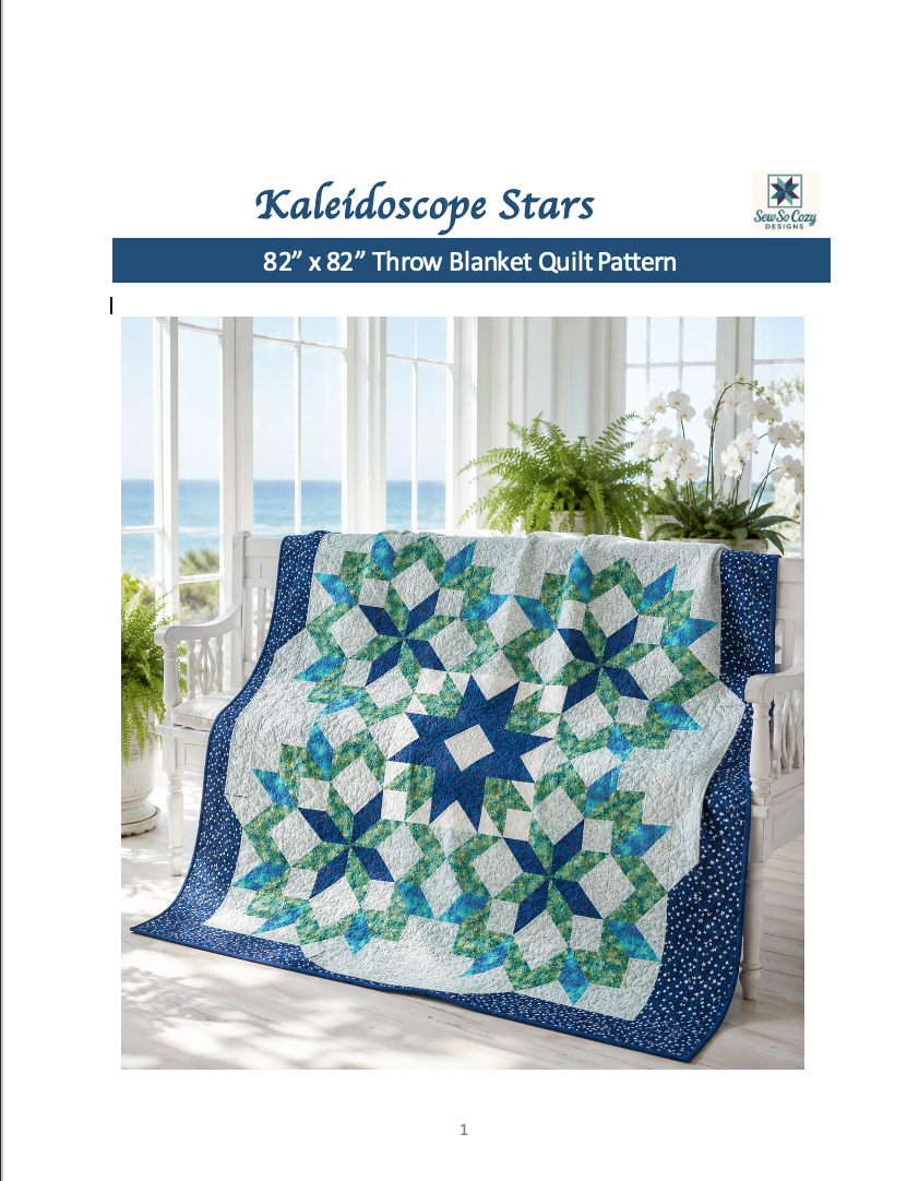 Kaleidoscope Stars - Yardage Pattern