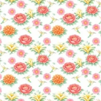 Watercolor Garden Flower Garden Medium