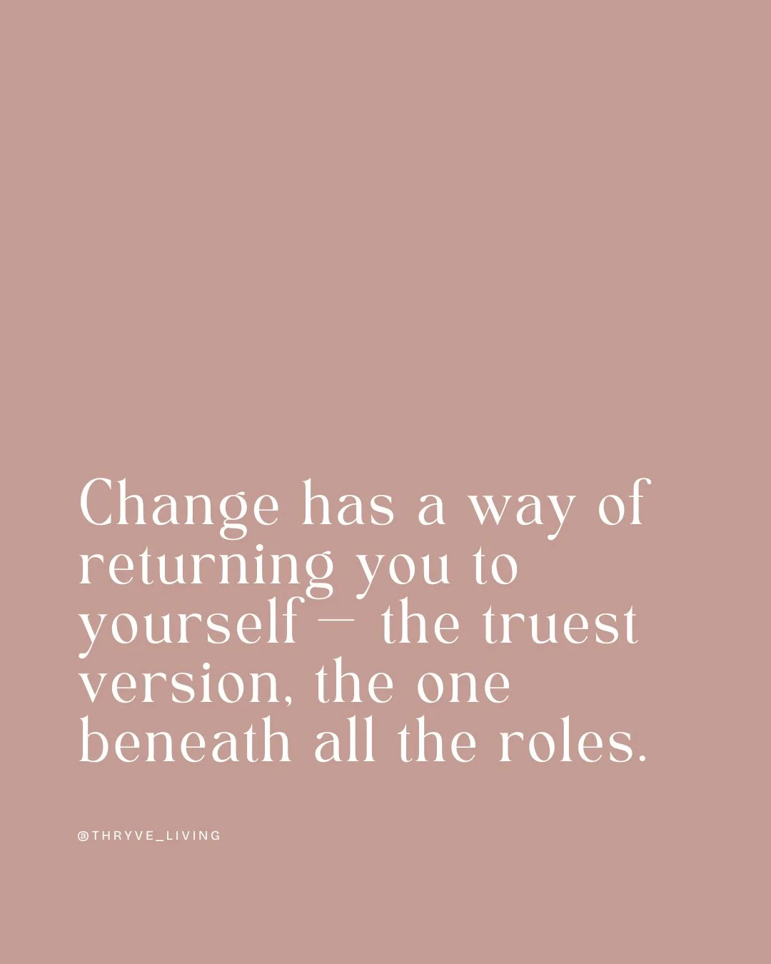 It&rsquo;s not always comfortable &mdash; but growth and change have a way of reminding us who we really are.⁠
⁠
They strip back the noise, the expectations, the roles&hellip;and bring us home to our truest selves 🌿⁠
⁠
Sometimes we lose touch with t