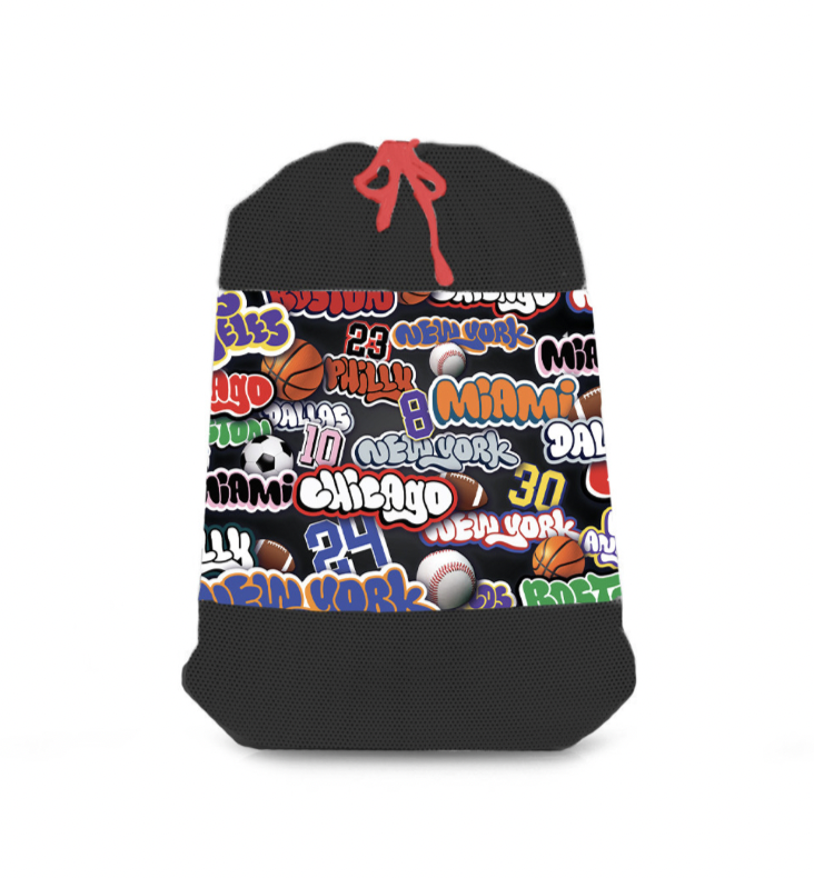 Sports Nation Mesh Laundry Bag