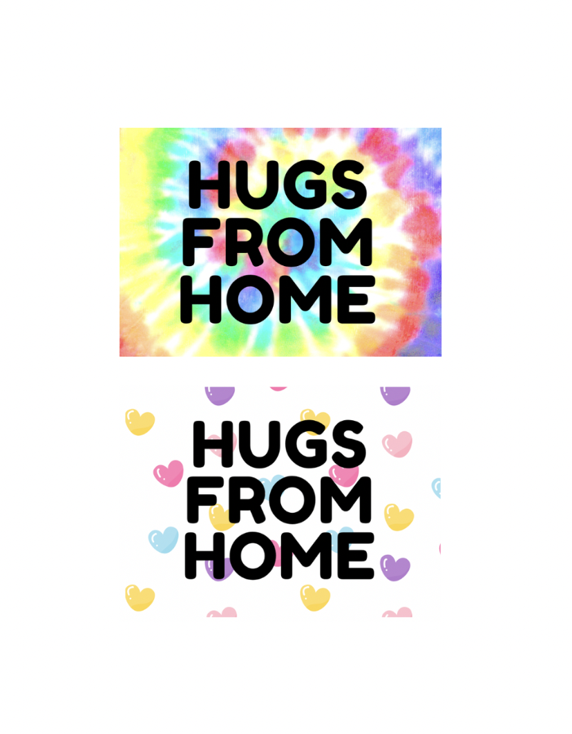 HUGS FROM HOME POSTCARD BUNDLE